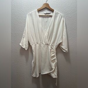 Zara white dress size small